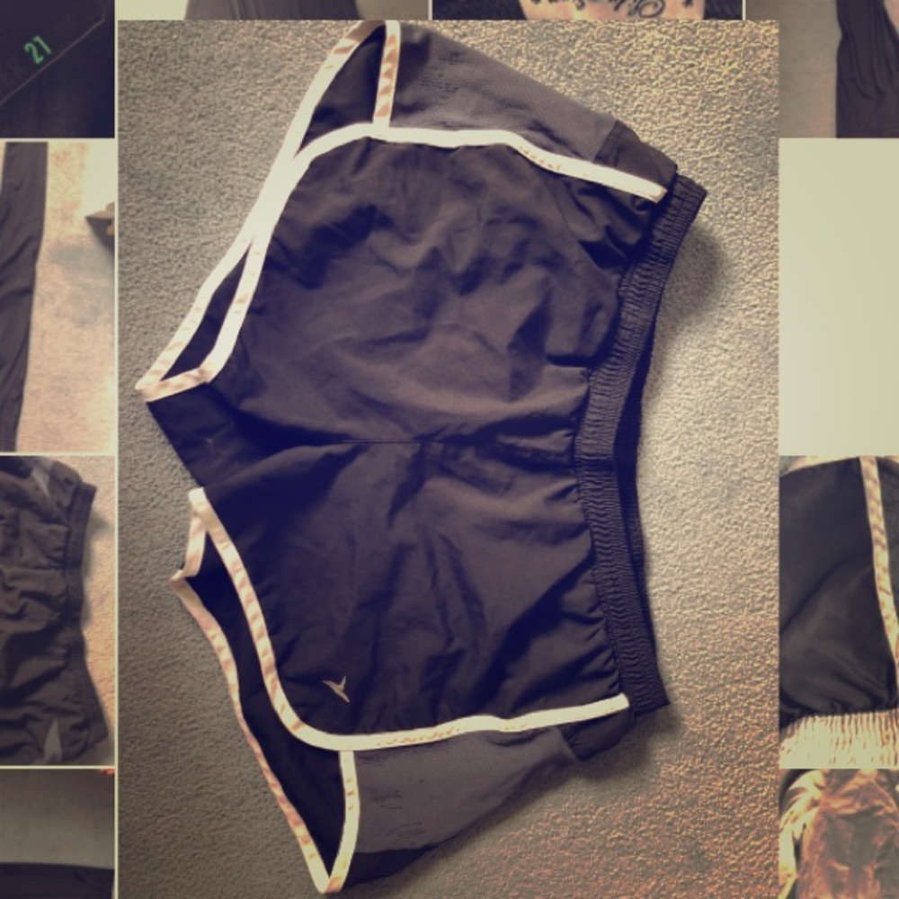 Old navy black running shorts
